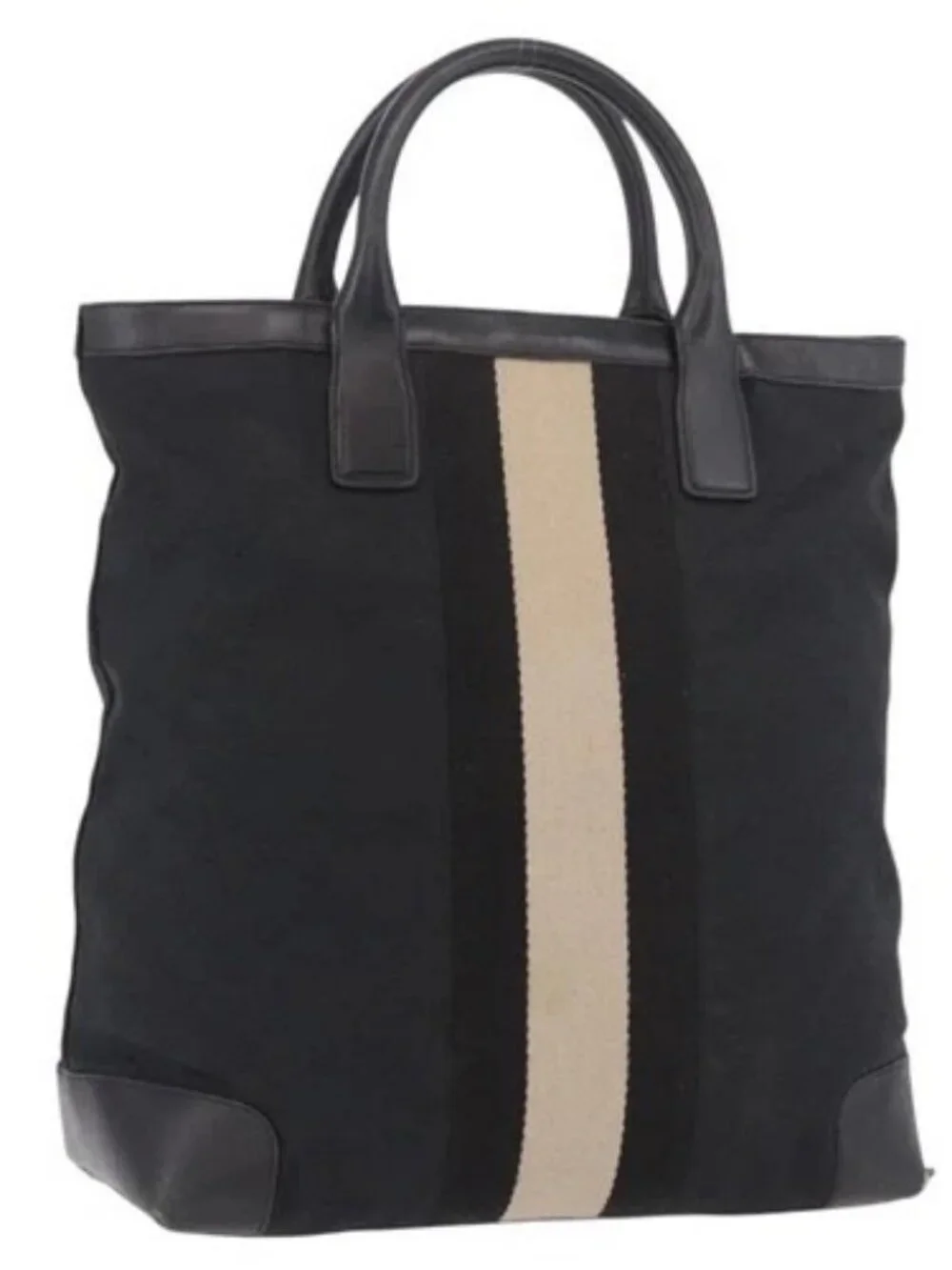 GUCCI GG Canvas Sherry Line Tote Bag Black 002 1098 Auth 187831